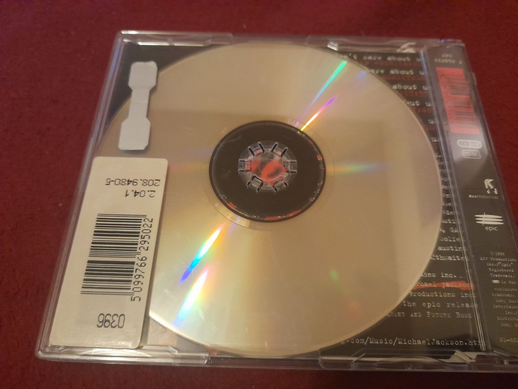 CDs: CD (Single) Michael Jackson They Don't Care About Us – Gebraucht aus Lustmühle von  2