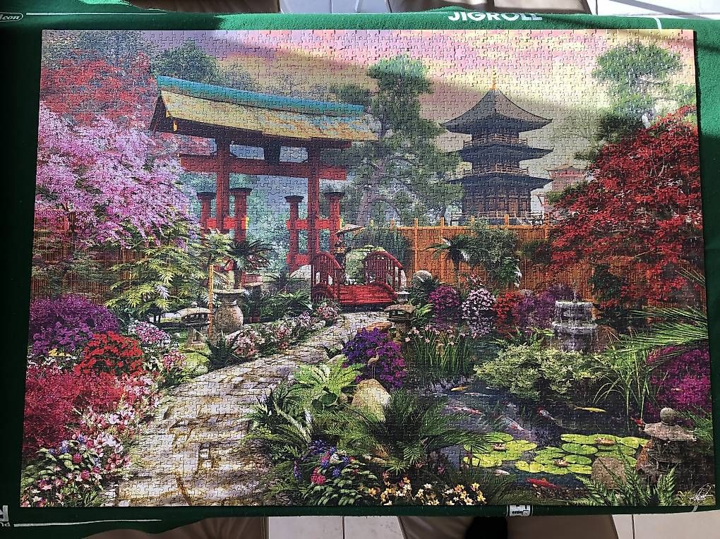 Puzzle: Puzzle jardin japonais educa 3000 pièces – Usato da Cheseaux-Lausanne venduto da tadd 1