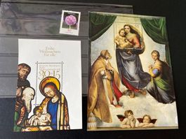 Weihnachtsmarke 1978 + 500 Jh Sixtinische Madonna 2012 **