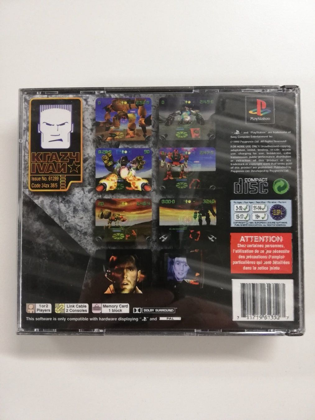 Sony Giochi: Krazy Ivan / Sony Playstation 1 / PS1 – Usato da St. Gallen venduto da zorro_dc 1