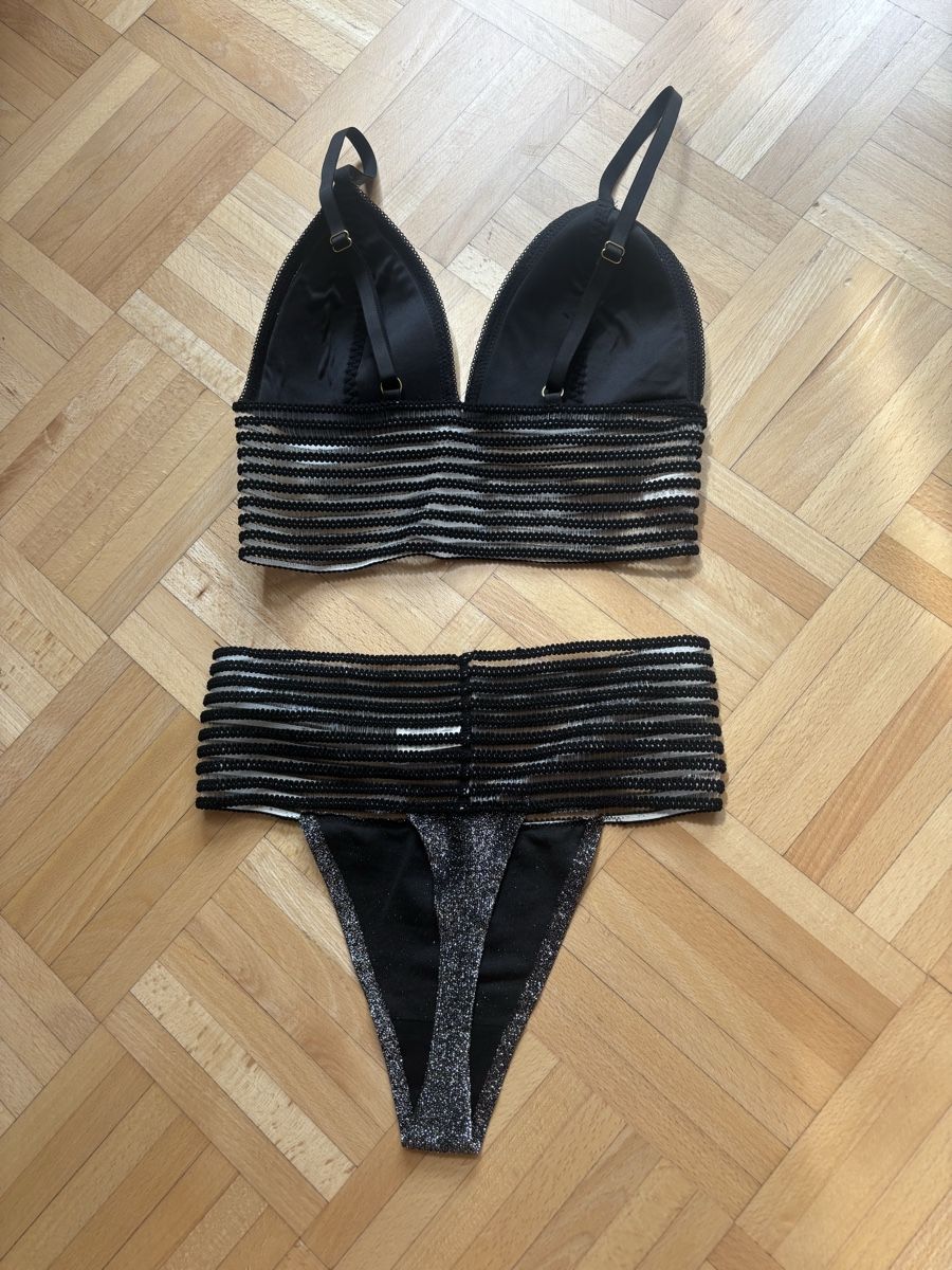Sonstige Unterwäsche: Set black/silver, size S, Summer must have! – Neu und originalverpackt aus Genève von Bella_909 1