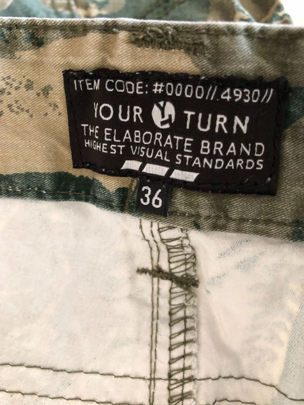 Hosen: Your Turn Camouflage Shorts Gr.36 – Gebraucht aus Obergerlafingen von cabo4 2