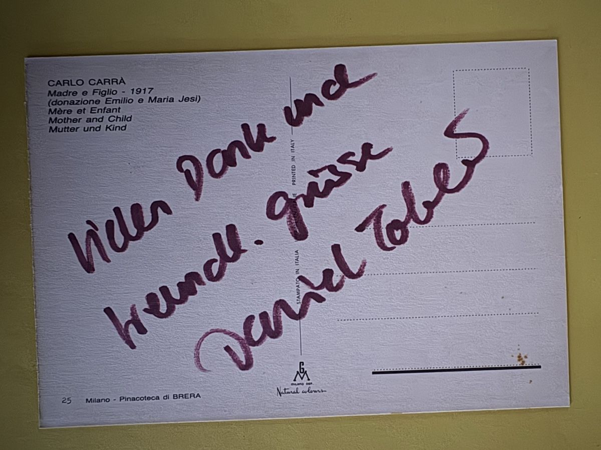 Cartoline postali: AK mit Kunst von Carlo Carra – Usato da Rümlang venduto da Kartenpost1 1