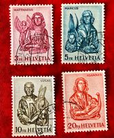 Evangelisten gestempel Nr.381/ 382/ 383/ 384   