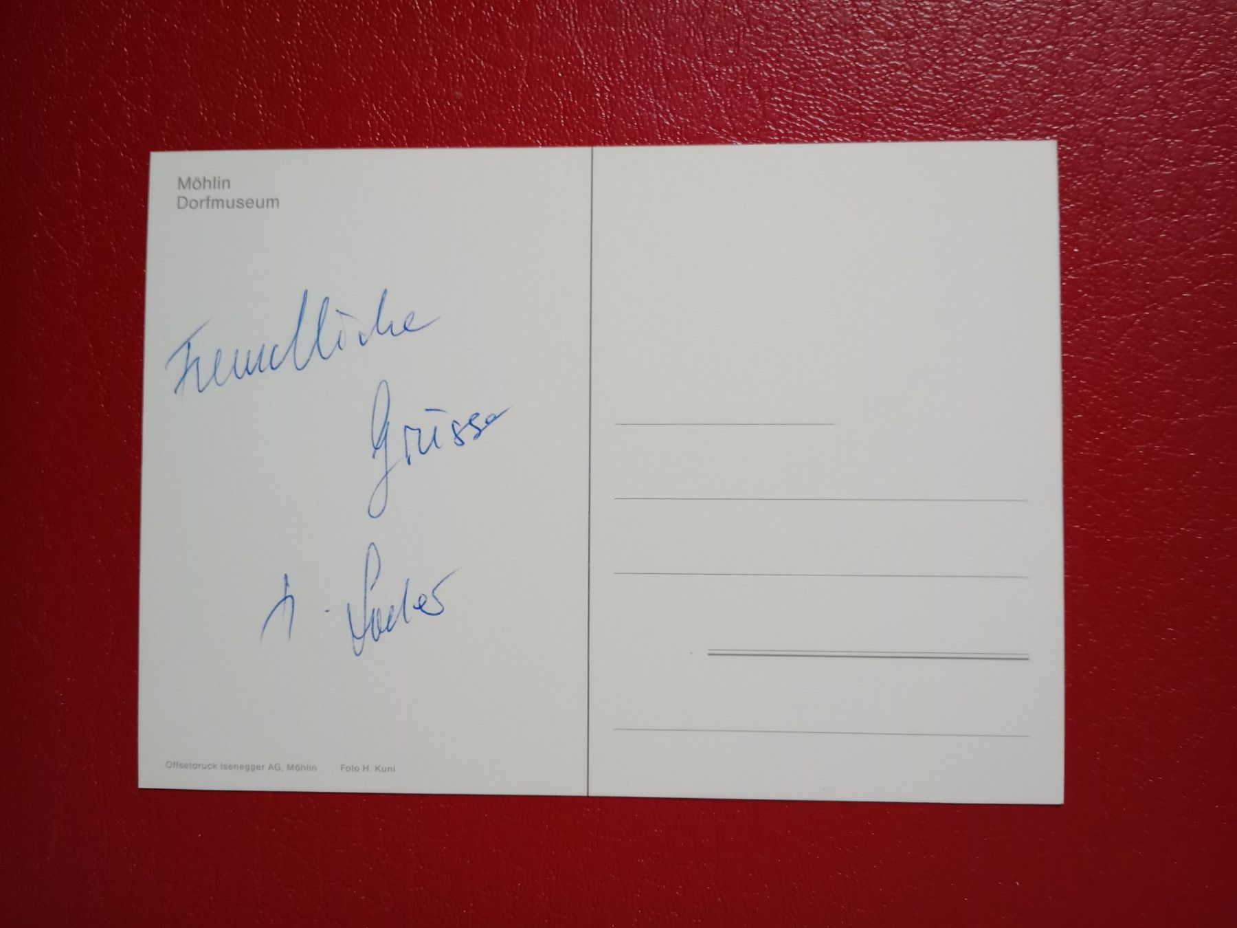 Cartoline postali: Möhlin Aargau Dorfmuseum – Usato da Küttigen venduto da Melisch1000 1
