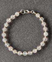 Neues Rosenquarz Armband, handgefertigt
