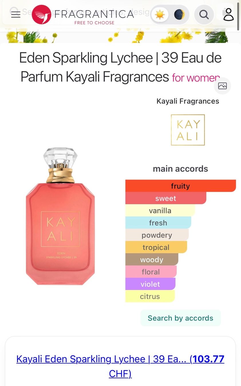 Kayali Profumi & Eau de Toilette: KAYALI Eden Sparkling Lychee | 39 EDP Duftprobe - 2 ml – Usato da Zürich venduto da deruja 3