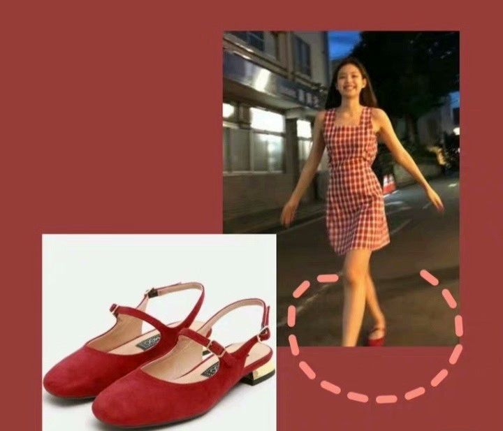 Damenschuhe: Blackpink Jennie macmoc red shoes – Gebraucht aus Zürich von car_5bgh