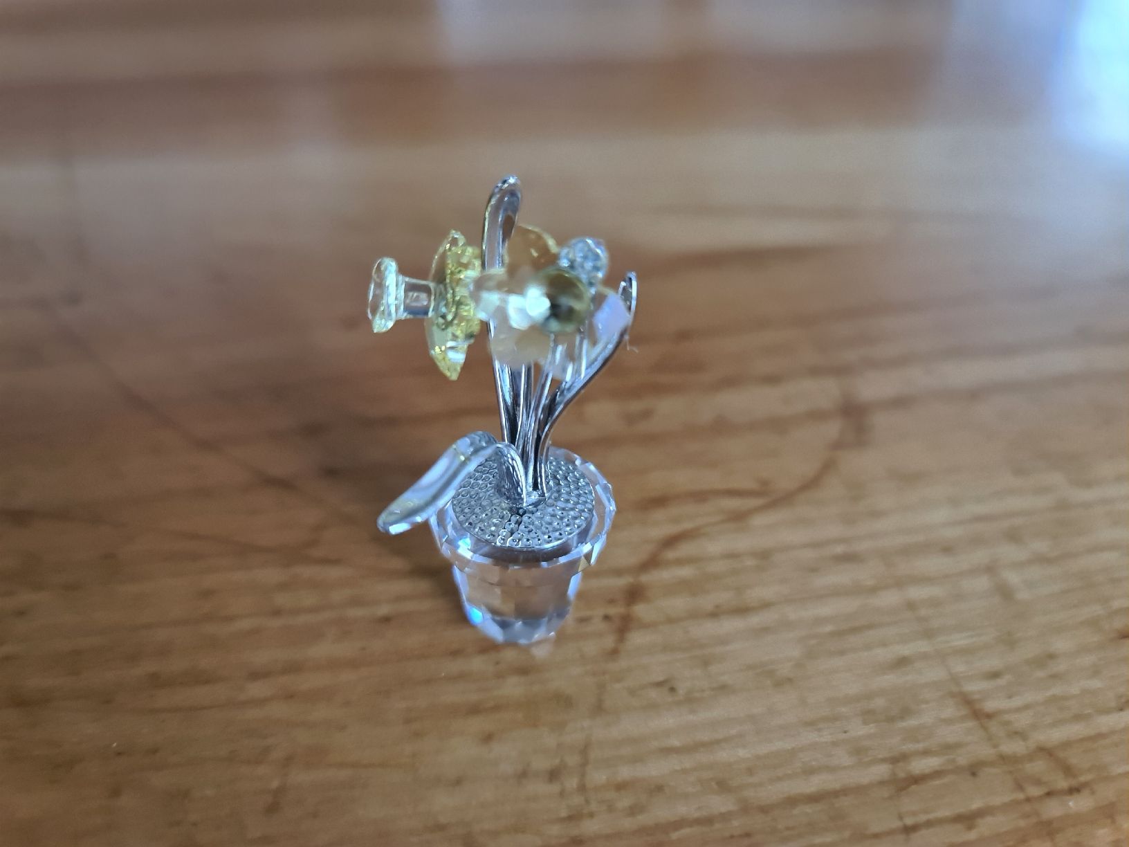 Swarovski Figuren: Swarovski Figur Blume im Topf  – Gebraucht aus henau von Rockj 1