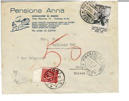 Brief aus Italien mit Nachporto