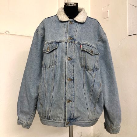 Vintage Pueblo Jeansjacke, Grösse XL
