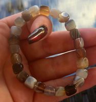 🖤🤍✨ Sardonyx-Achat Armband ✨🤍🖤 E 7.5mm