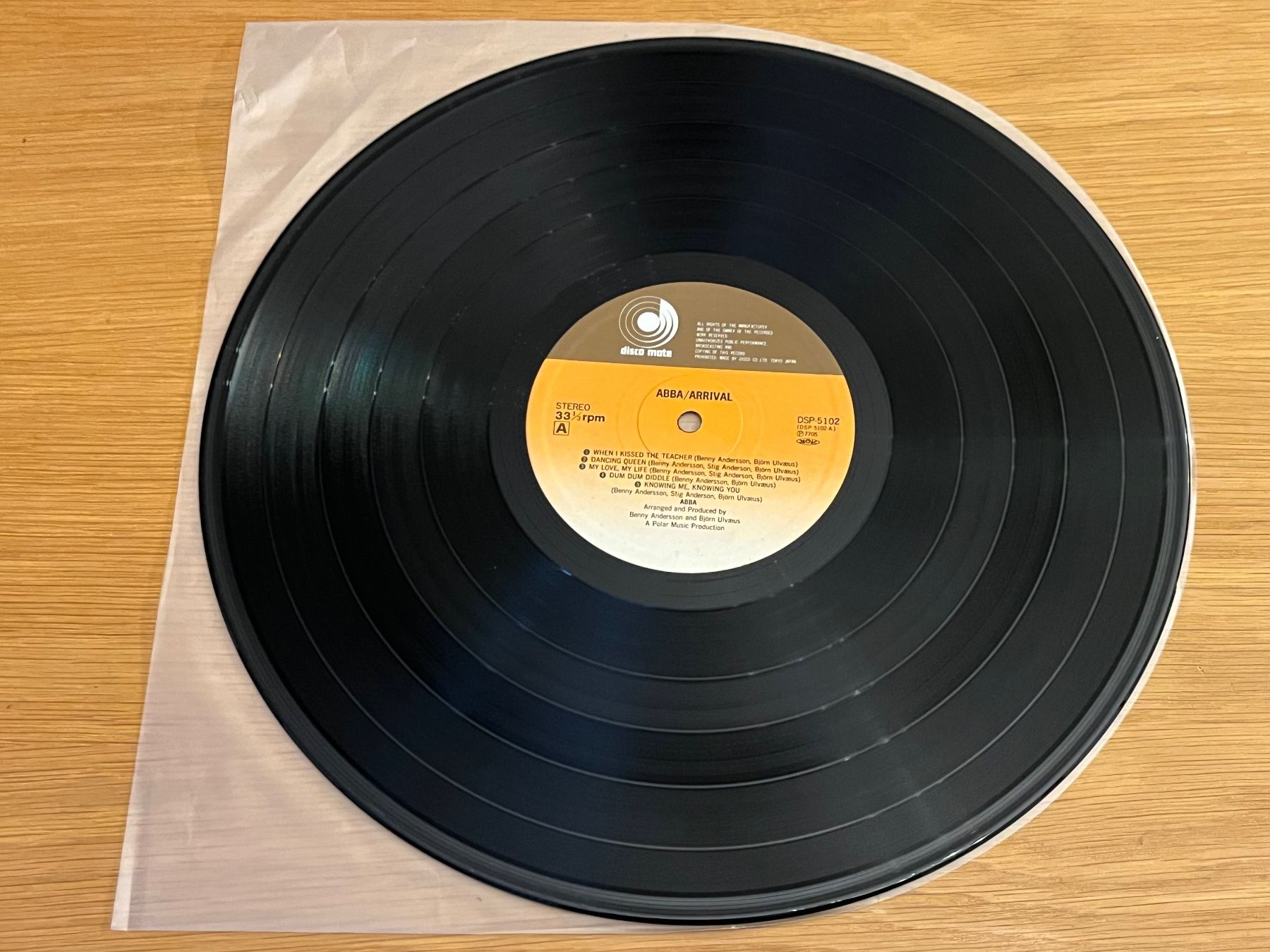 Dischi in vinile: ABBA Arrival Lp Japan – Usato da Basel venduto da Vinyloase 2