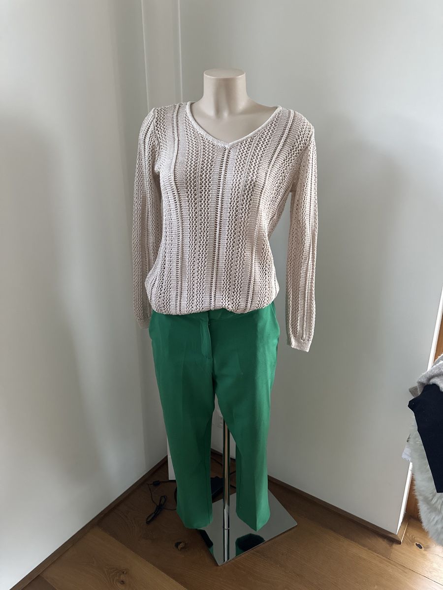 Guess Maglioni & Felpe: Guess Strickpullover Lochmuster Gr. S beige Damen – Usato da Chur venduto da Renibe