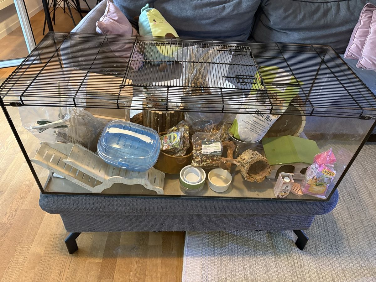 Cages, transport & sécurité: Hamsterkäfig/ Nagergehege – D'occasion à Embrach par Cherylius
