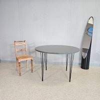 Vintage Hairpin Table, Dining Table, Esstisch rund 110cm