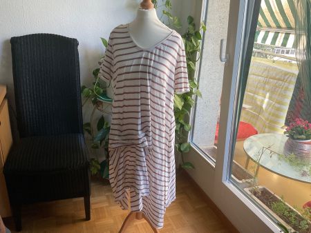 Agréable robe marinière en coton Ewa i Walla , t. M/L