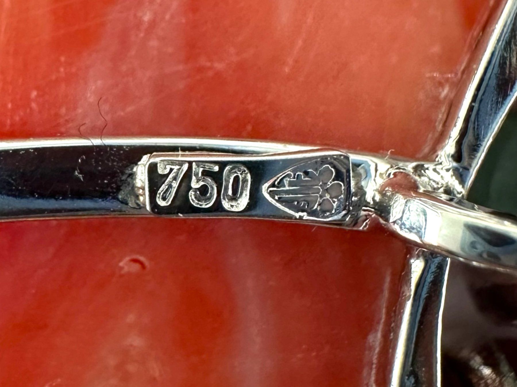 Spille & Fermagli: FRISCHKNECHT, Korallen - Edelstein - Diamant - Brosche – Usato da Zuzwil SG venduto da artimmo 6