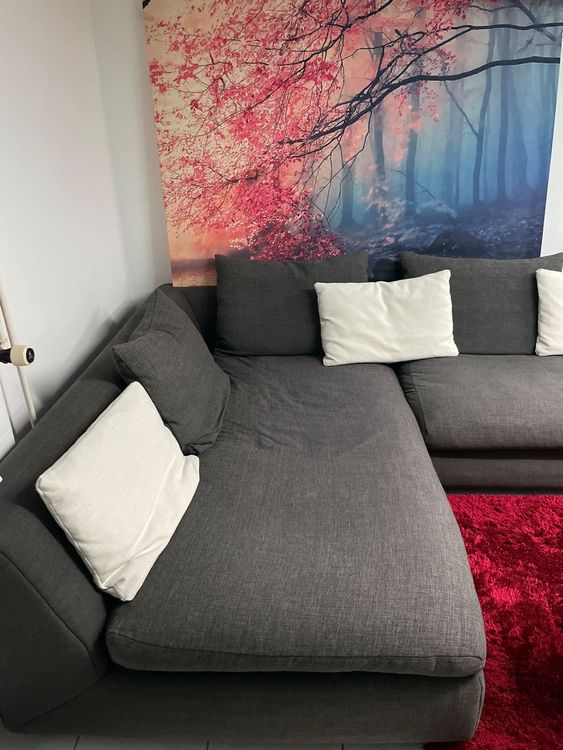 L-Couch über 3 Meter breit grau (Gebraucht) in Küssnacht am Rigi für CHF 50 – nur Abholung auf Ricardo kaufen