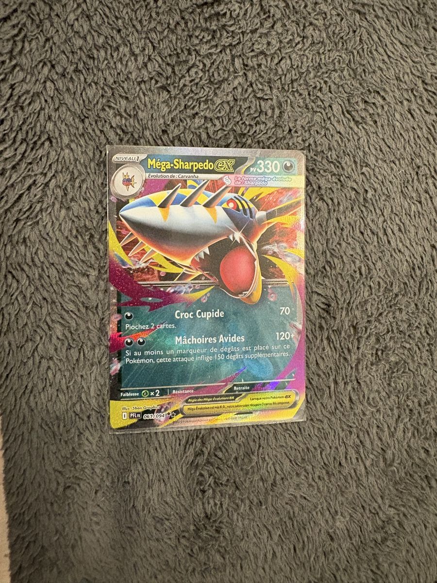 Pokémon Sammelbilder & Trading cards: Carte Pokémon Méga-Sharpedo EX  – Neu (gemäss Beschreibung) aus Cugy FR von K78