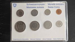 Jeu de monnaie Suisse fleur de coins 1978