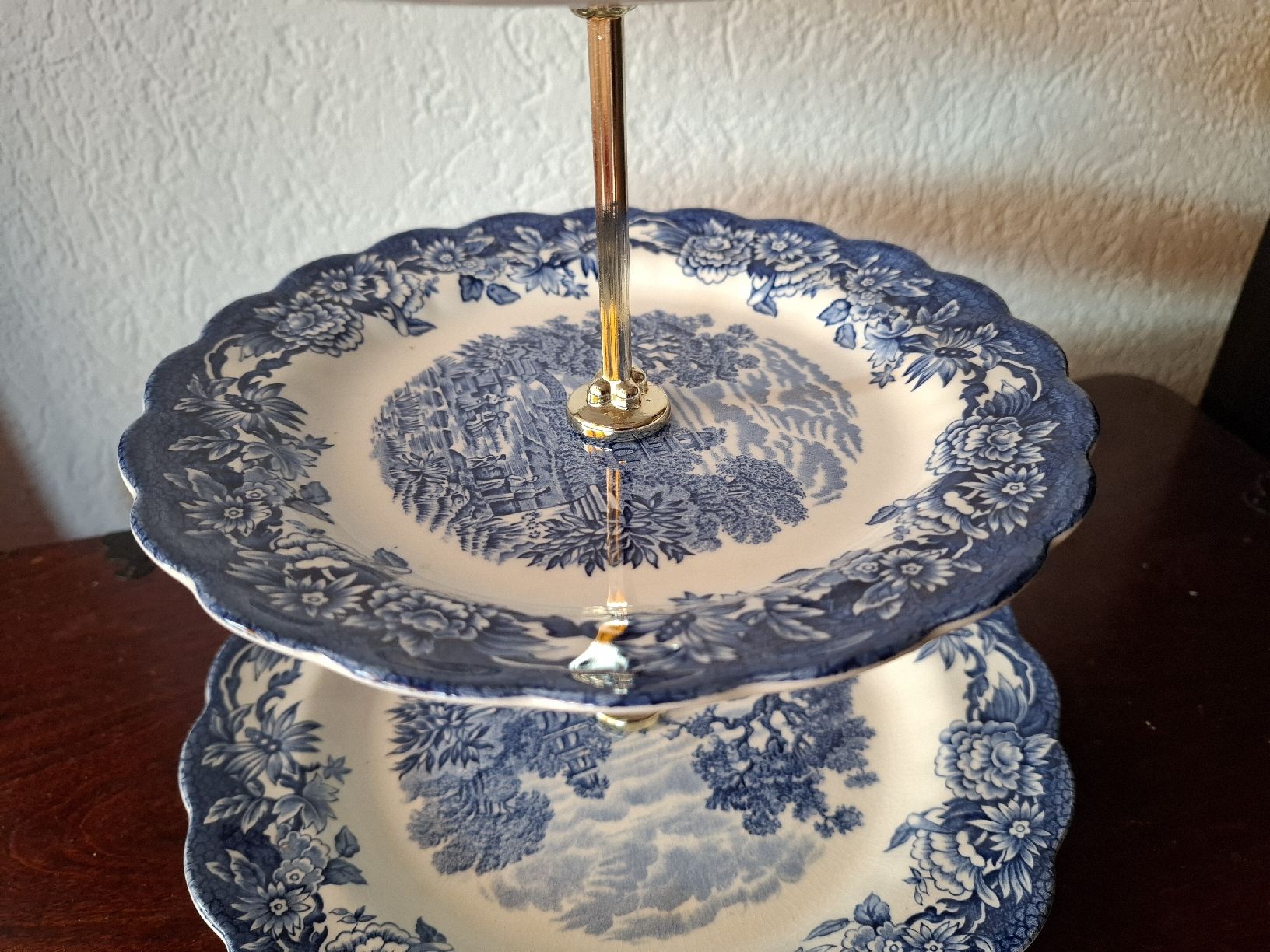 Servierplatten: Plat superposé ancien, service anglais  – Gebraucht aus Moutier von Carambaaa 3