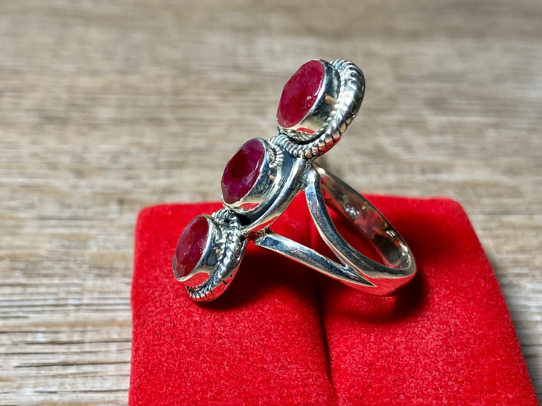 Ringe: Moderner orientalischer Silberring mit natürlichem Rubin – Neu und originalverpackt aus Laax von Kiki_Kingdom3 8