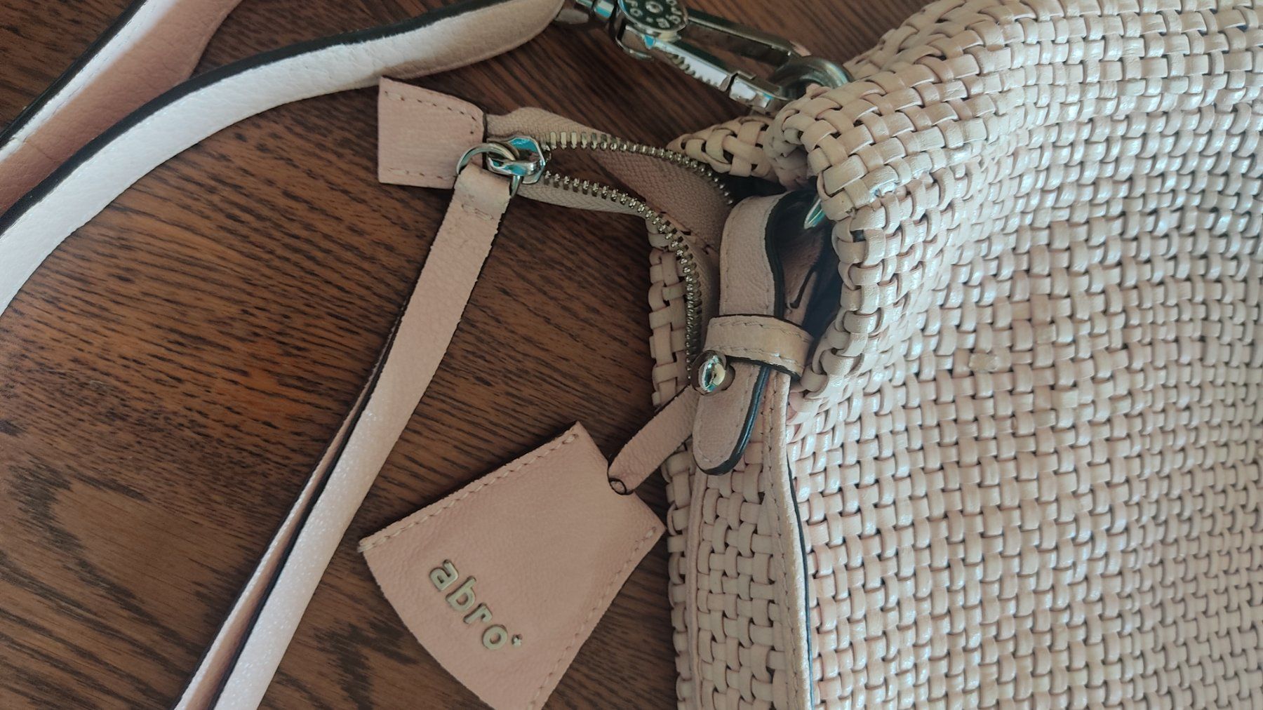 Abro Taschen für Damen: ABRO Tasche rosa geflochten – Gebraucht aus Schaffhausen von gab_v5qf 2
