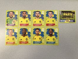 WM 2026 Panini Sticker Schweden Sammlung