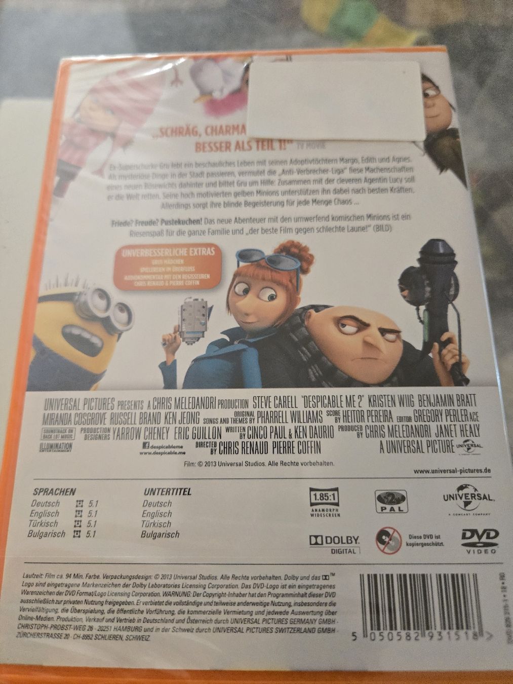 Tutti i DVDs: Ich - Einfach Unverbesserlich 2 DVD Neu – Nuovo e nell'imballaggio originale da Bussigny venduto da Kfdlt 1