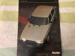 Saab 900 CD Verkaufsprospekt 1983