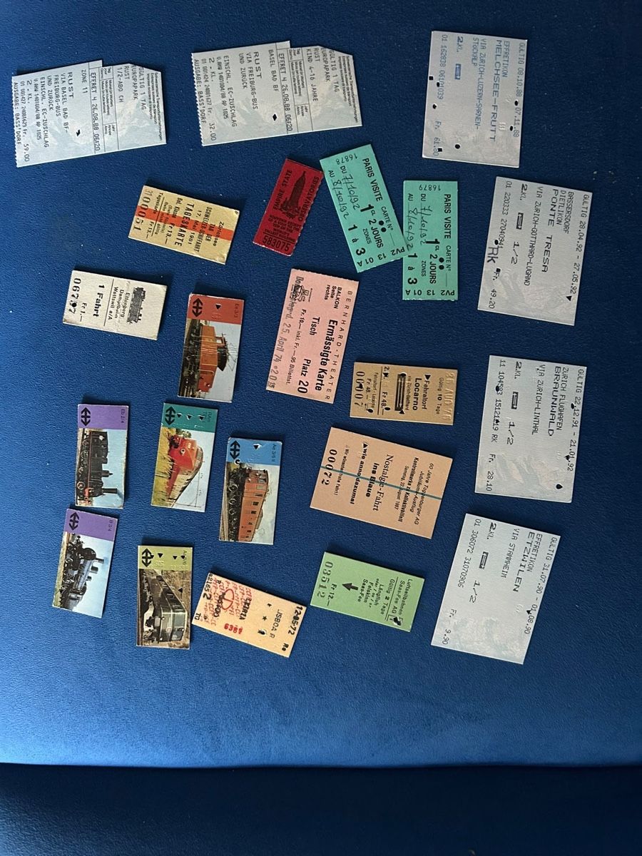 Tickets: Vintage Billette Sammlung – Gebraucht aus Neftenbach von Gioia_msc 2