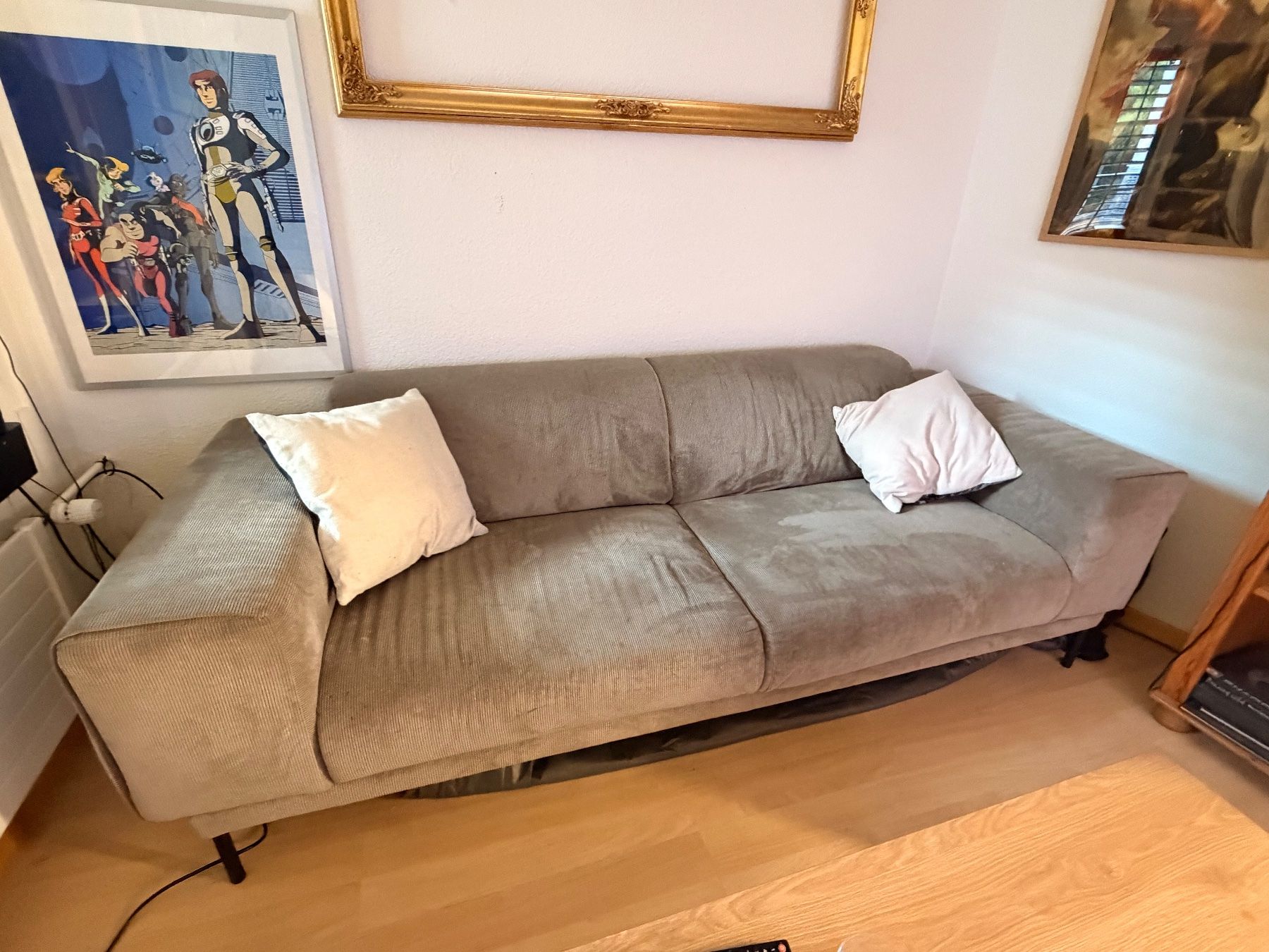 Divani: Sofa Cordstoff beige neuwertig – Usato da Horgen venduto da captain_america