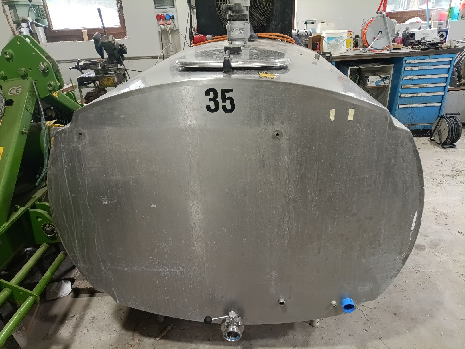 Delaval Tecnica di mungitura: Milchtank 1300 Liter defekt  – Difettoso da Lyssach venduto da Edaros