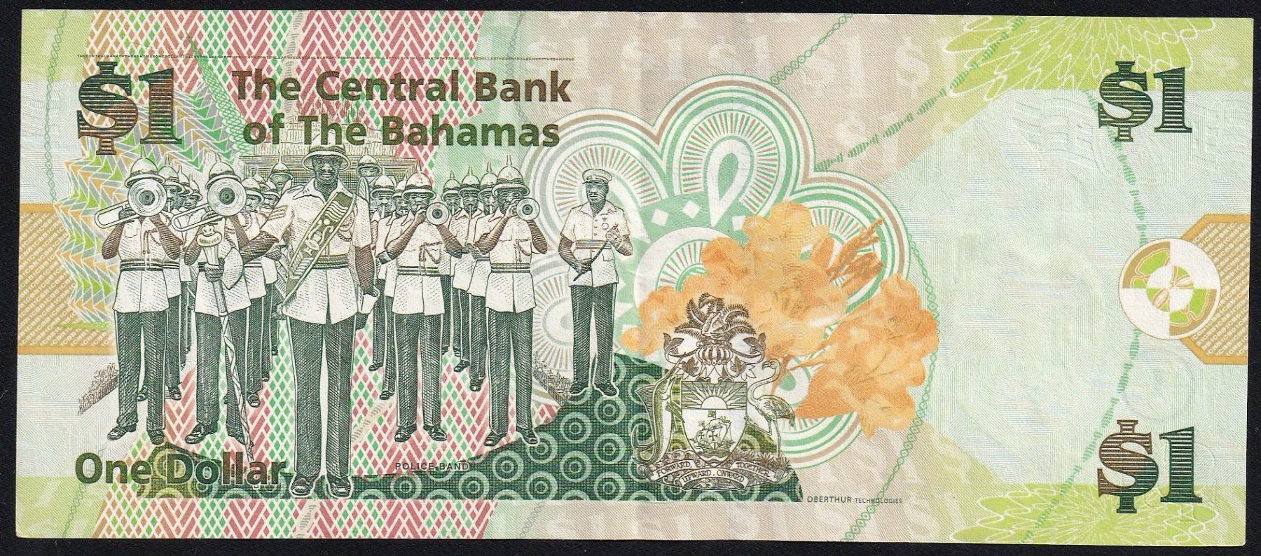 Billets de banque: Bahamas 1 Dollar 2008 – D'occasion à Brugg AG par banknoten_muesli 1
