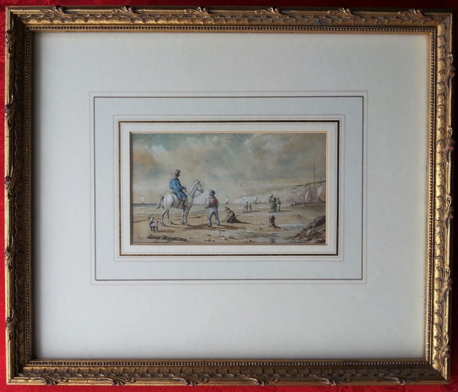 Dipinti: Bild Gemälde Aquarell: George James KNOX, 1867 – Usato da Oberriet SG venduto da ganesh435 1