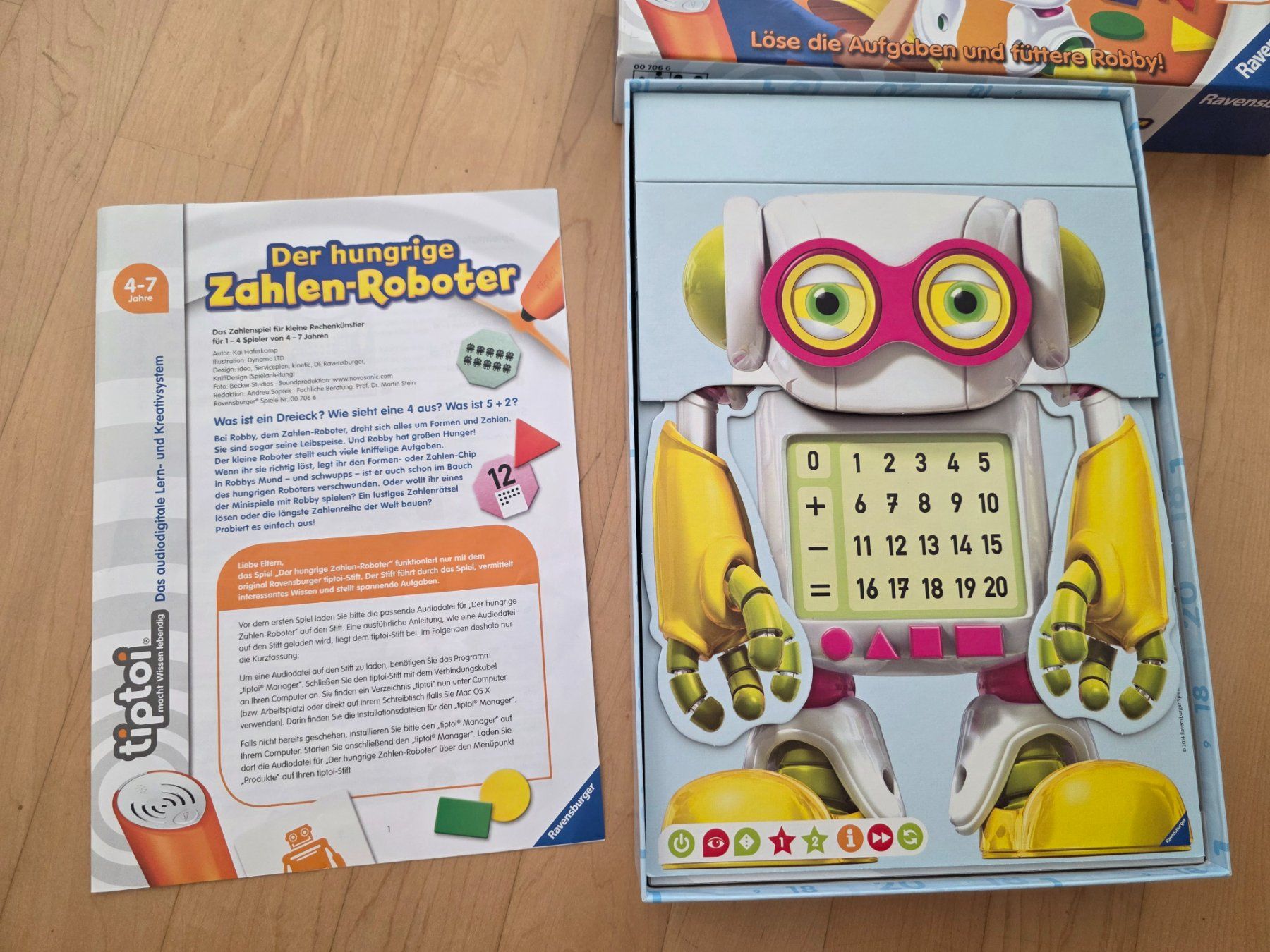 Tiptoi Giochi: Tiptoi Spiel: der hungrige Zahlen-Roboter – Usato da Steinhausen venduto da Guelosch 1