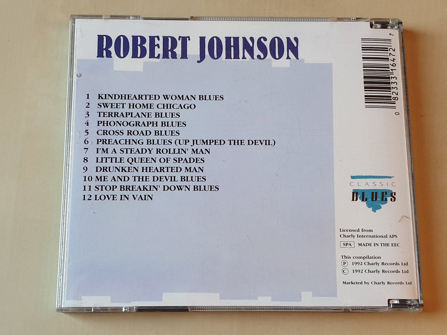 CD: Robert Johnson The Legendary Blues Singer – Usato da Stansstad venduto da collectorsshop 1