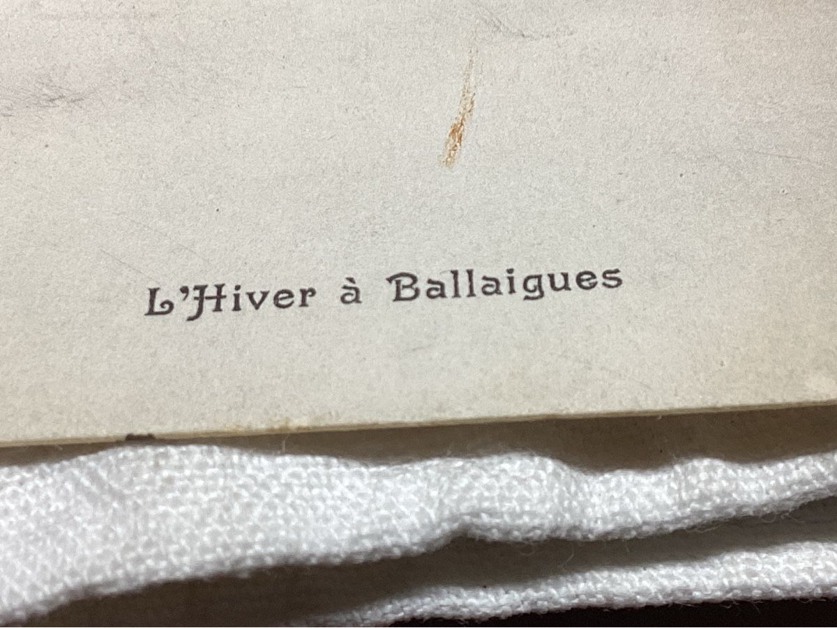 Cartoline postali: Ballaigues en hiver – Usato da Luc (Ayent) venduto da Rebouille 1