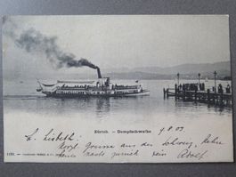 SCHIFF - DAMPFSCHIFF - DAMPFSCHWALBE - ZÜRICHSEE