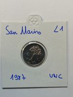 San Marin - 1 lire - 1987 - UNC 