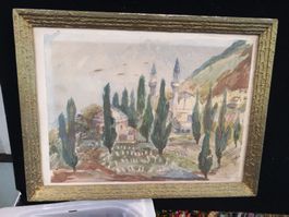 MAGNIFIQUE AQUARELLE SIGNÉE
