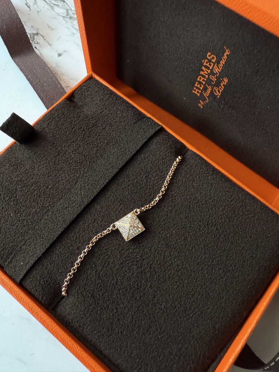Hermès Bracciali & Braccialetti: Hermès Bracelet Clou d'H, petit modèle – Nuovo e nell'imballaggio originale da Genève venduto da Sally_LuxxyGeneva 1