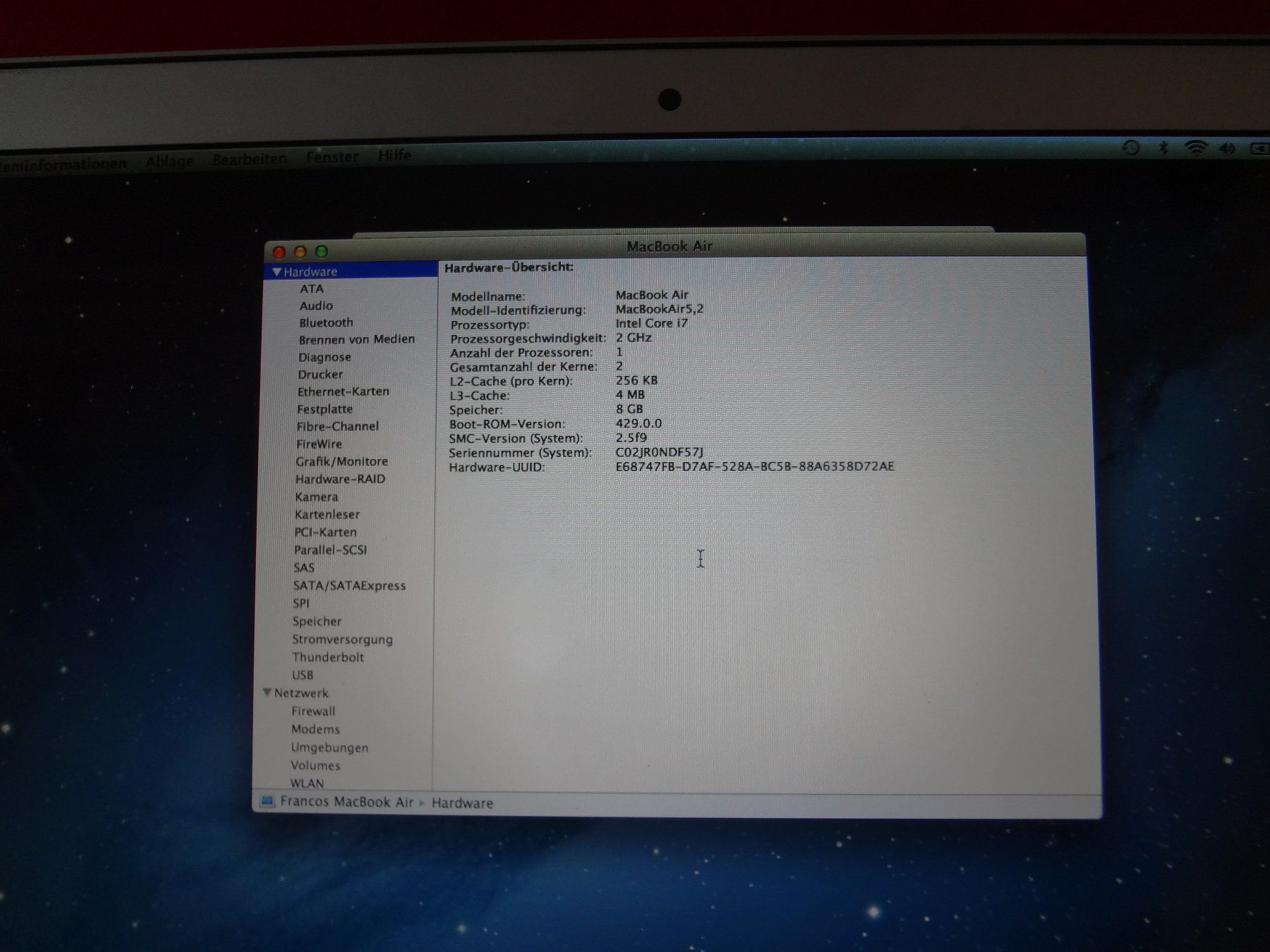Apple Notebook: MacBook Air Intel core i7 – Usato da Thun venduto da Fra130 7
