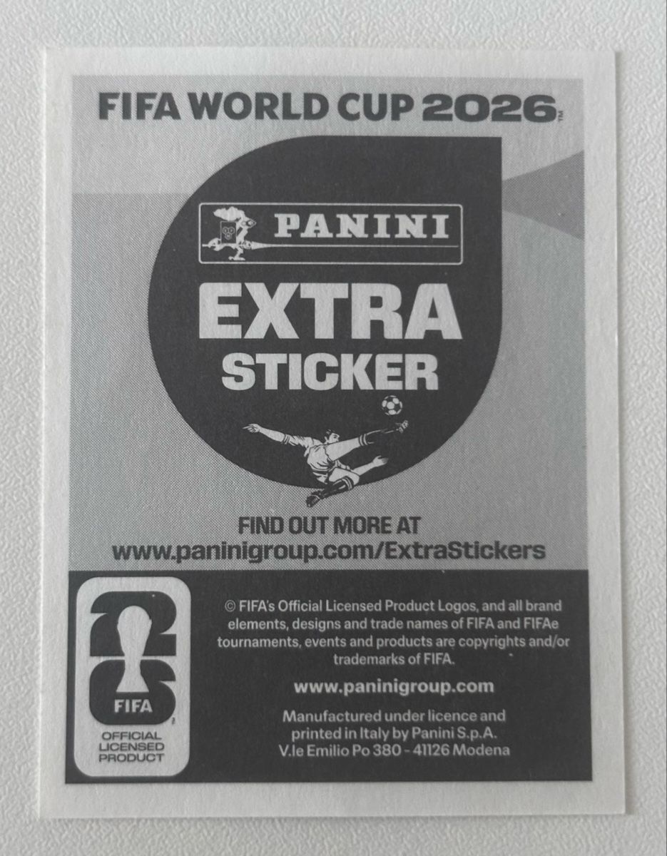 Panini Carte collezionabili: Panini WM 2026 - Extra Sticker - Achraf Hakimi - Silber – Nuovo (secondo la descrizione) da Uerikon venduto da joergschaefer 1