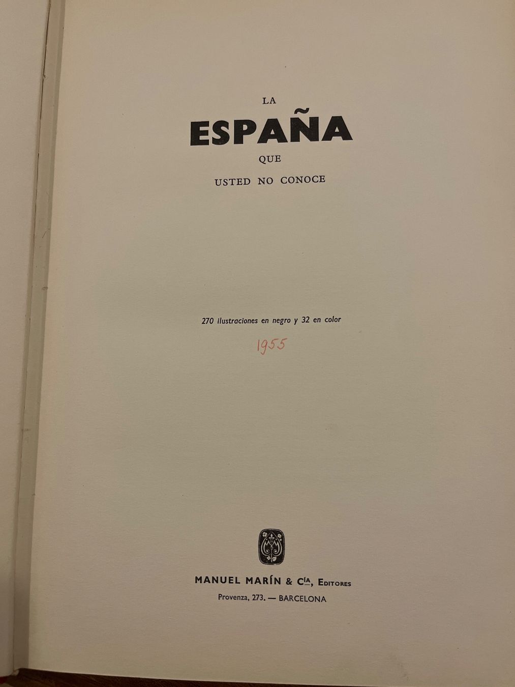 Libri: La Espana que usted no conoce – Usato da Wangen ZH venduto da via_g5br 1