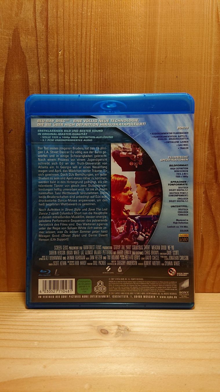 Tutti i DVDs: STOMP THE YARD Blu-Ray – Usato da Wilderswil venduto da Exebub 1