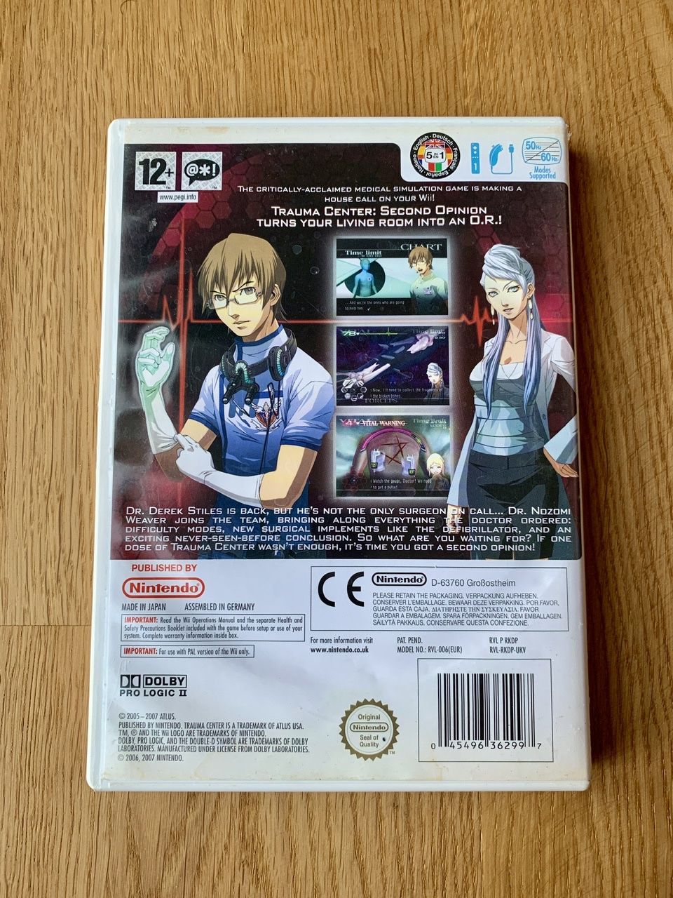 Nintendo Giochi: Trauma Center Second Opinion Wii – Usato da Basel venduto da ece2108 1