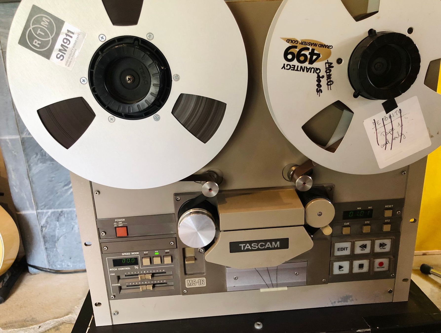 Tascam MS-16 | 16-Spur 1” Bandmaschine + DBX + Tape + Rack (Gebraucht ...
