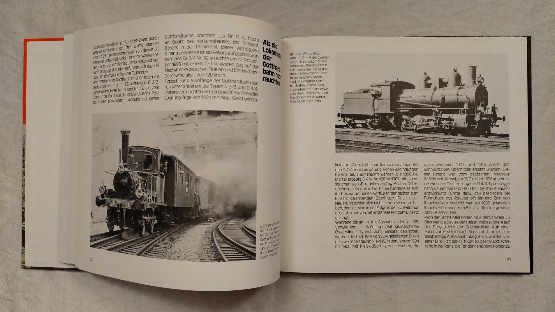 Libri: 100 Jahre Gotthard Bahn 1882-1982 / Eisenbahn Buch – Usato da Bellach venduto da JingleJerry 4
